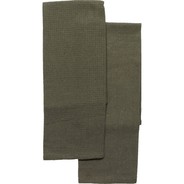Set 2 prosoape bucătărie Justin 50x70cm bumbac - Verde Închis