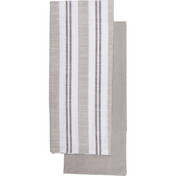 Set 2 prosoape bucătărie Lewis 50x70cm bumbac - Gri