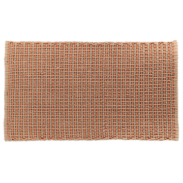 Covoraș Împletit 50x90 CM - Alb/Maro