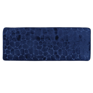 Covoraș din Microfibră cu Spumă cu Memorie 45x120 CM - Navy Blue