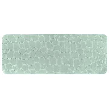 Covoraș Microfibră cu Spumă de Memorie 45x120 CM - Verde Eucalipt