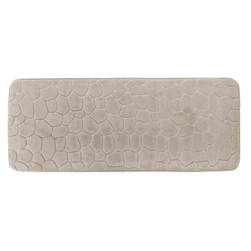 Covoraș Microfibră cu Spumă de Memorie 45x120 cm - Taupe