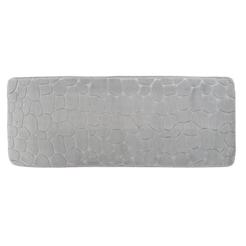 Covoraș Microfibră cu Spumă de Memorie 45x120 cm - Gri Deschis