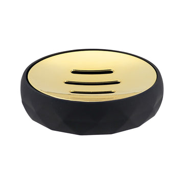 Săpunieră ABS + cauciuc – Negru mat