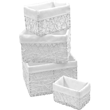 Set 4 Cosuri Hartie Albe - Set coșuri - Softambient