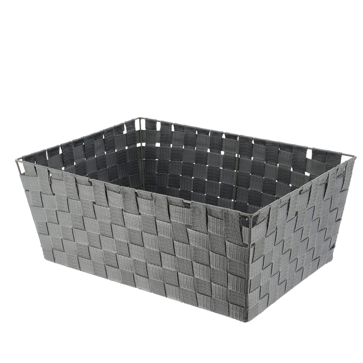 Coș Depozitare Din Poliester 32,5x45x18 Cm - Gri
