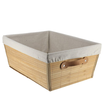 Coș îmbrăcăminte bambus 32,5x45x18 cm - Bambus/Lână
