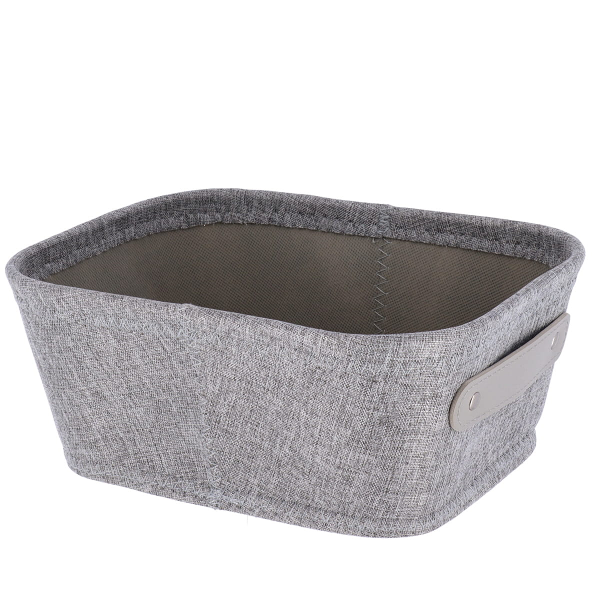 Coș dressing din poliester + EVA – Gri – 20,5×26×10,5 cm