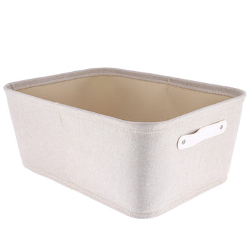 Coș dressing din poliester + EVA – NATURAL/CREAM – 32,5×45×18 cm