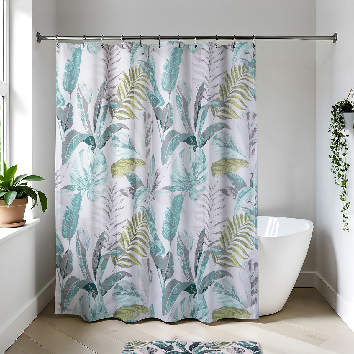 Perdea de duș PEVA 180×180 cm – model Jardin d’Hiver