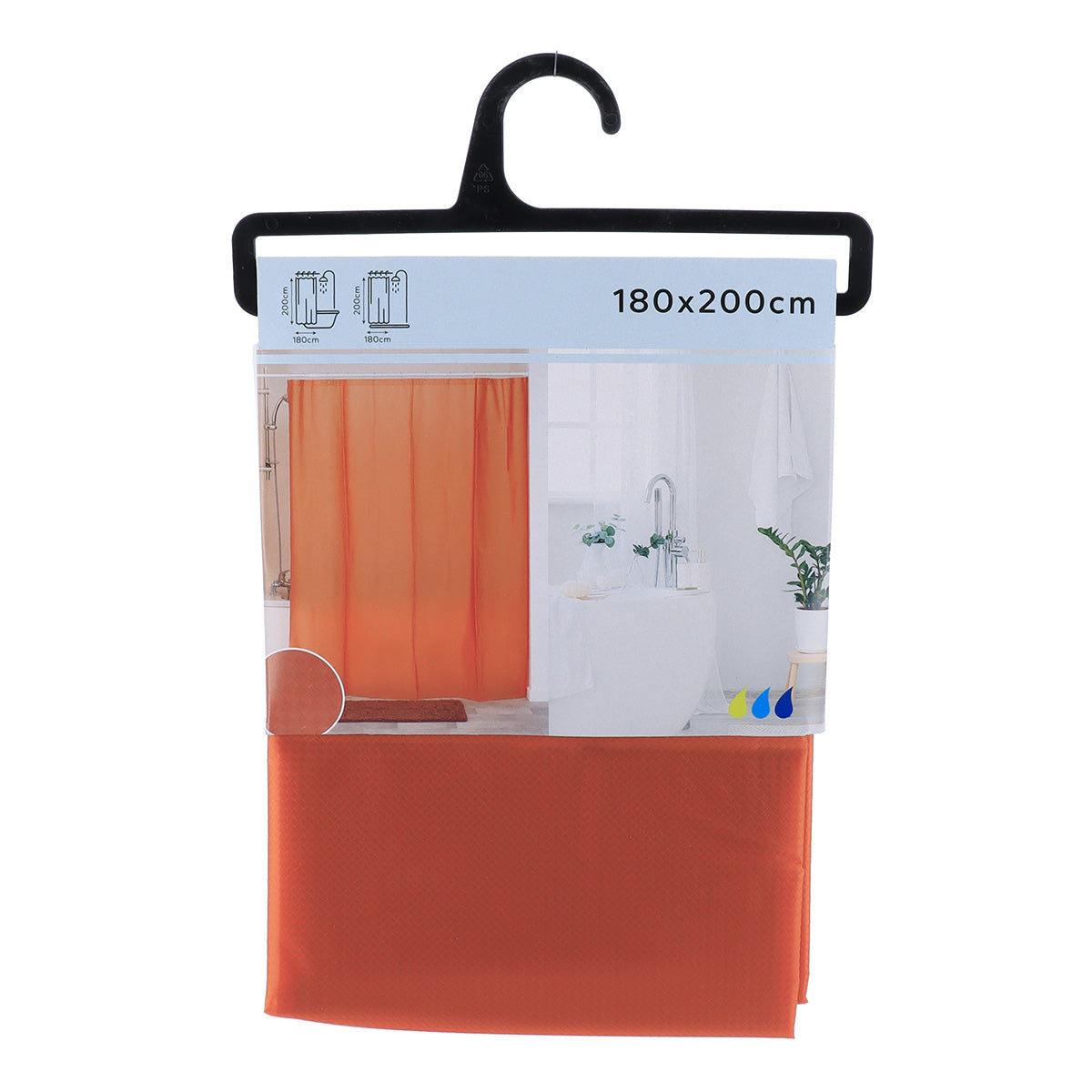 Perdea de duș EVA Laser 180×200 cm – Sienna