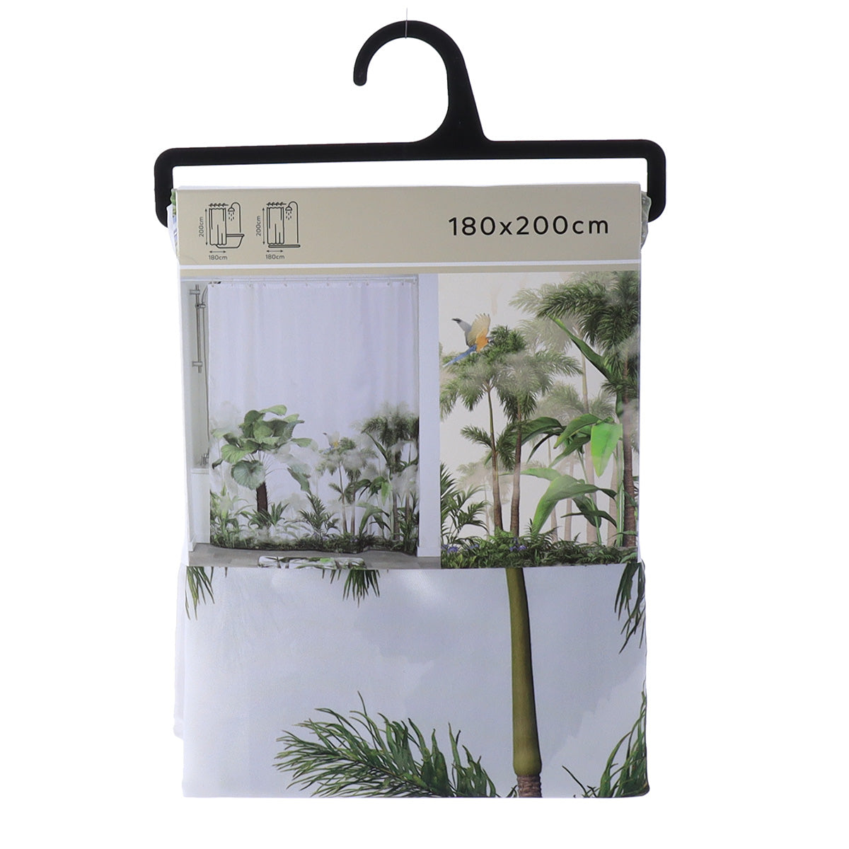 Perdea de duș din poliester 180×200 cm – model Oasis