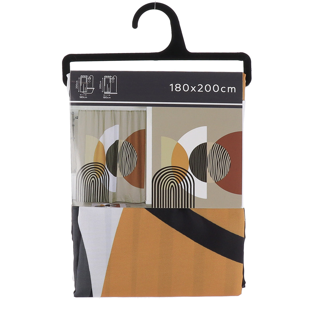 Perdea de duș din poliester 180×200 cm – model Trendy