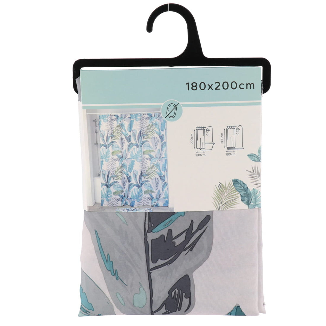 Perdea de duș din poliester 180×200 cm – model Jardin d’Hiver