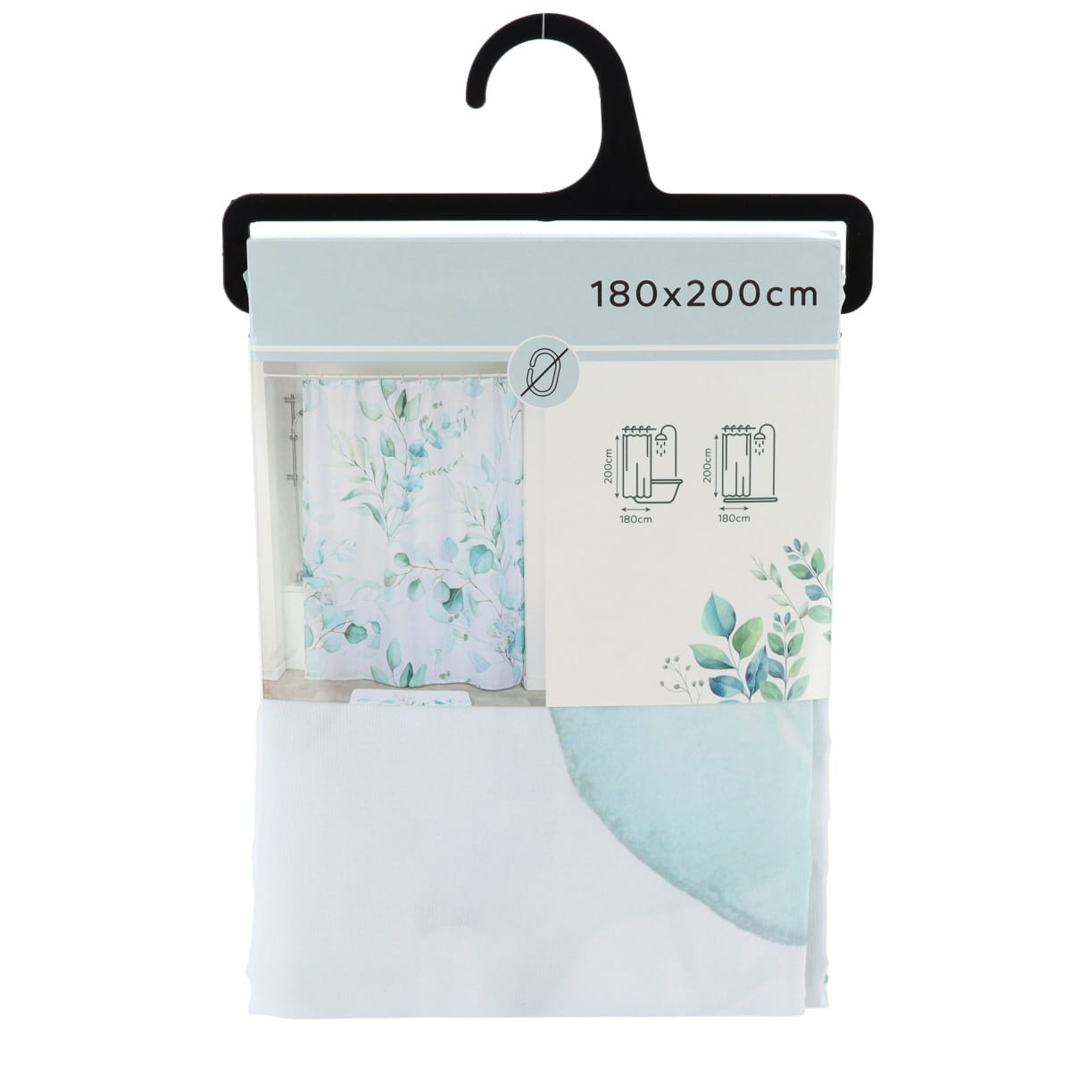 Perdea de duș din poliester 180×200 cm – model Aquarelle