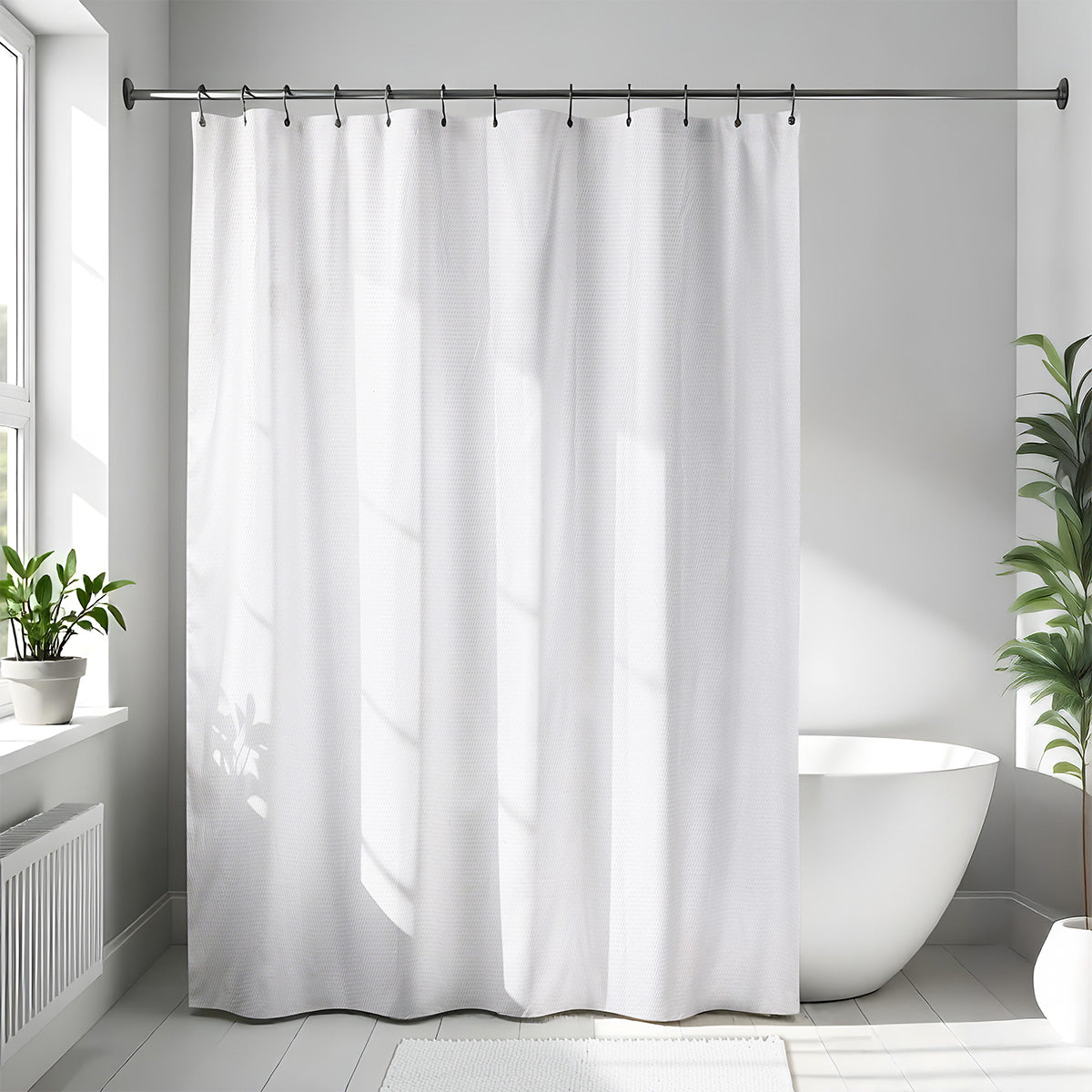 Draperie de duș microfibră 180x200 cm – model White