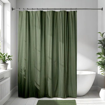 Draperie de duș microfibră 180x200 cm – model Khaki