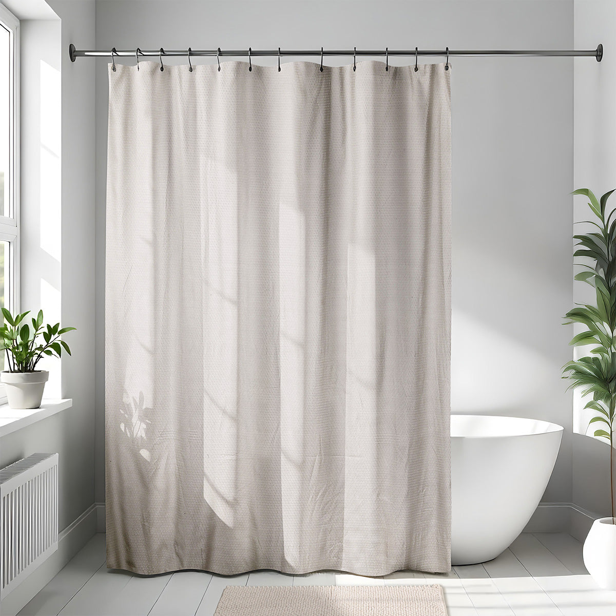 Draperie de duș microfibră 180x200 cm – model Beige