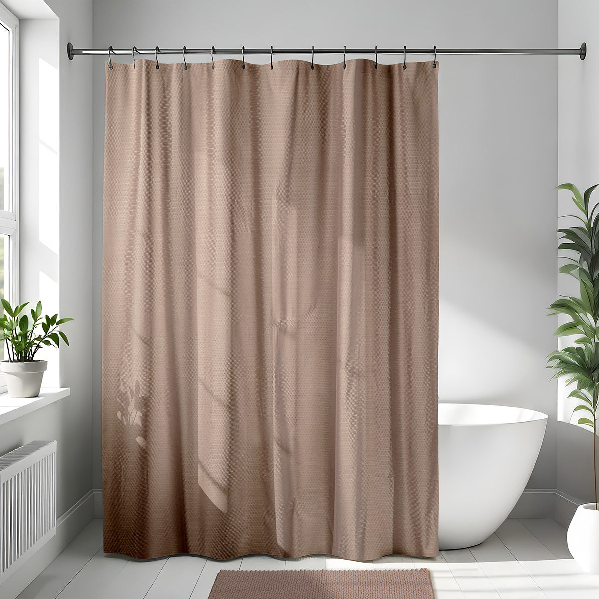 Draperie de duș microfibră 180x200 cm – model Cappuccino