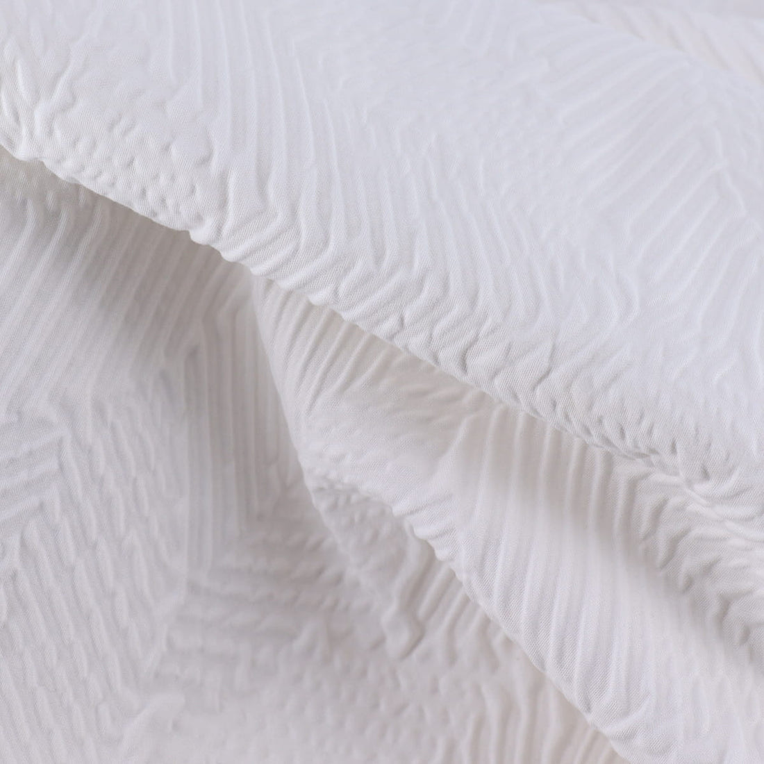 Draperie de duș microfibră/poliester 180x200 cm – model Leaf Effect White