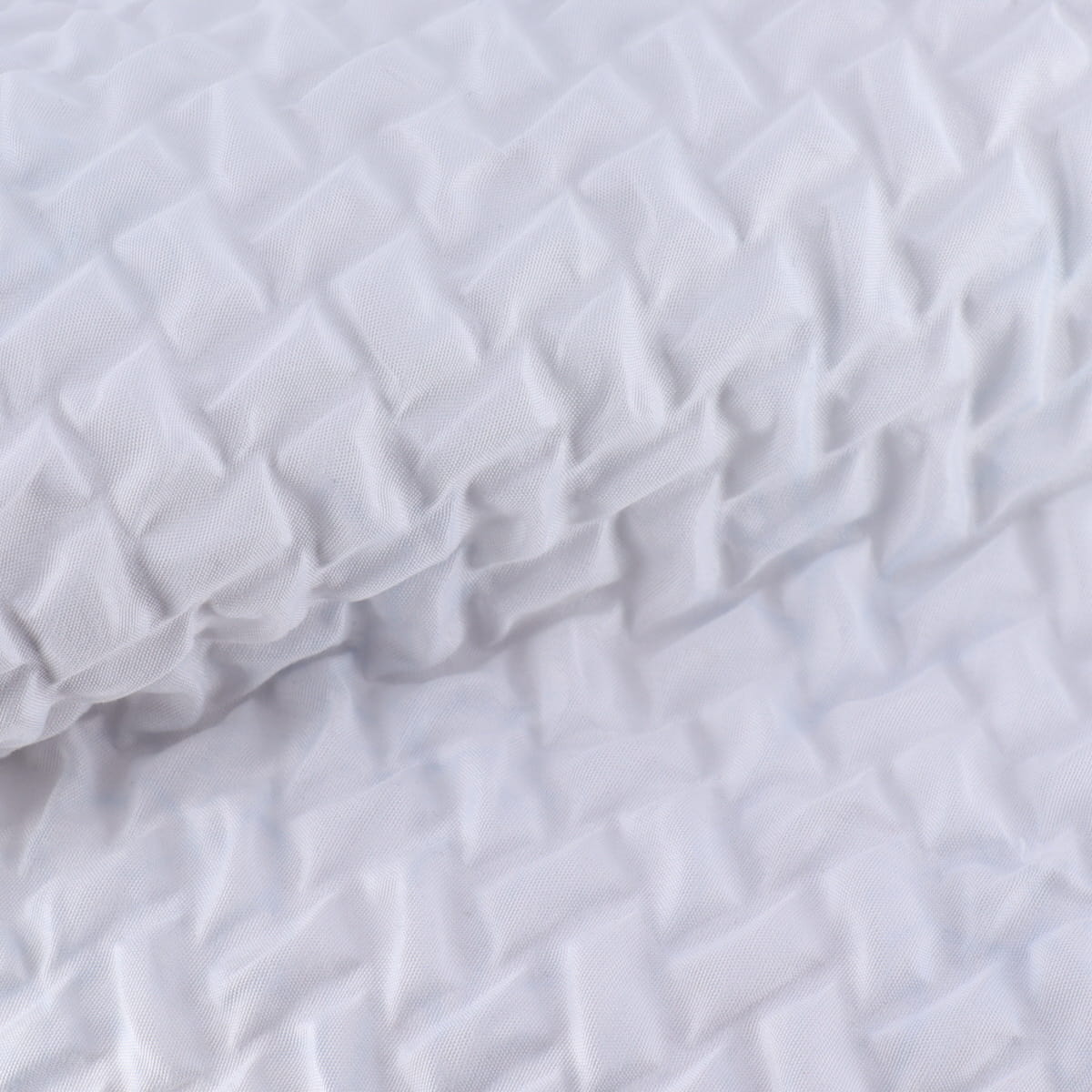 Draperie de duș microfibră/poliester 180x200 cm – model Waffle Effect White