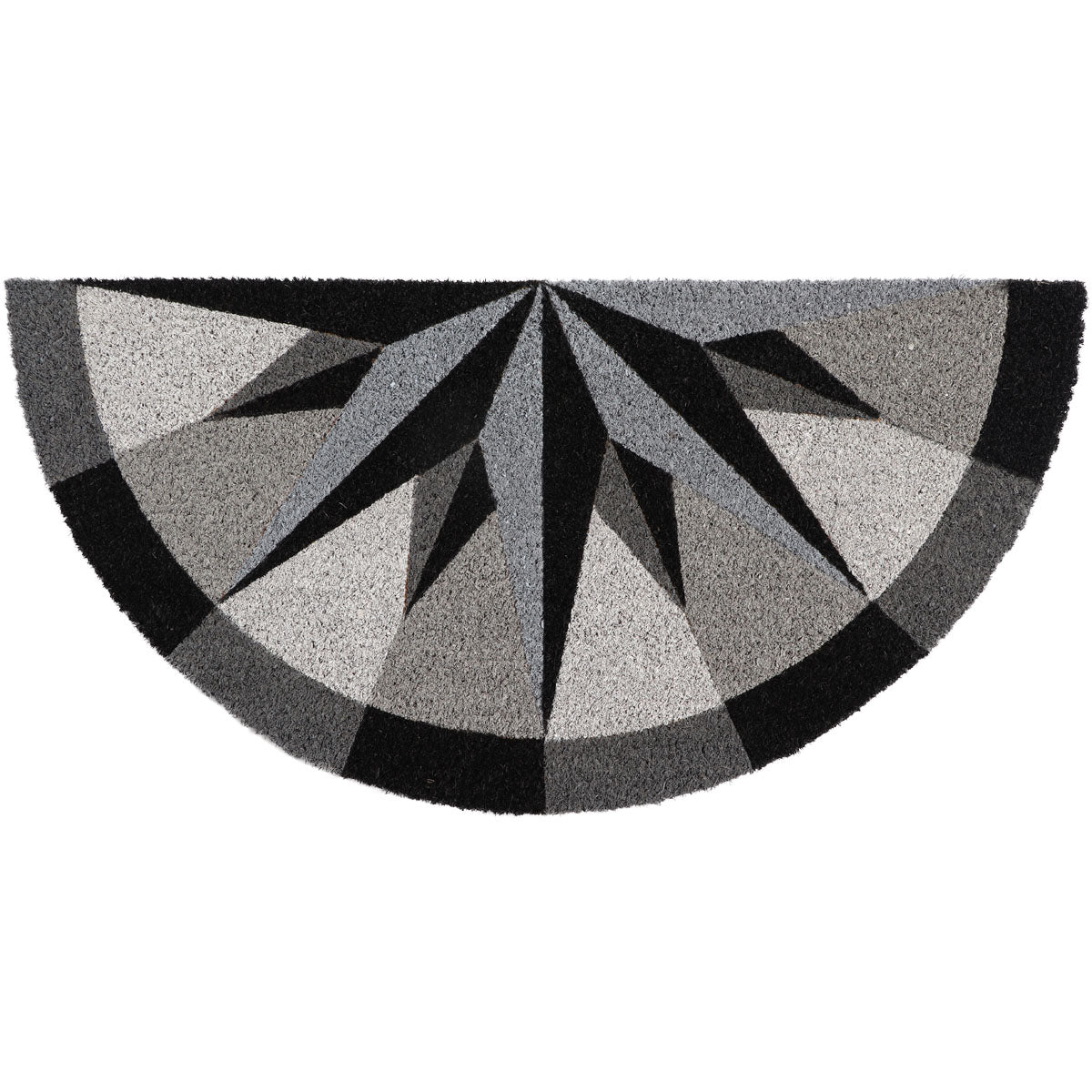 Preș Intrare Rose de Vents Half-Moon 37X75CM Coco/Pvc