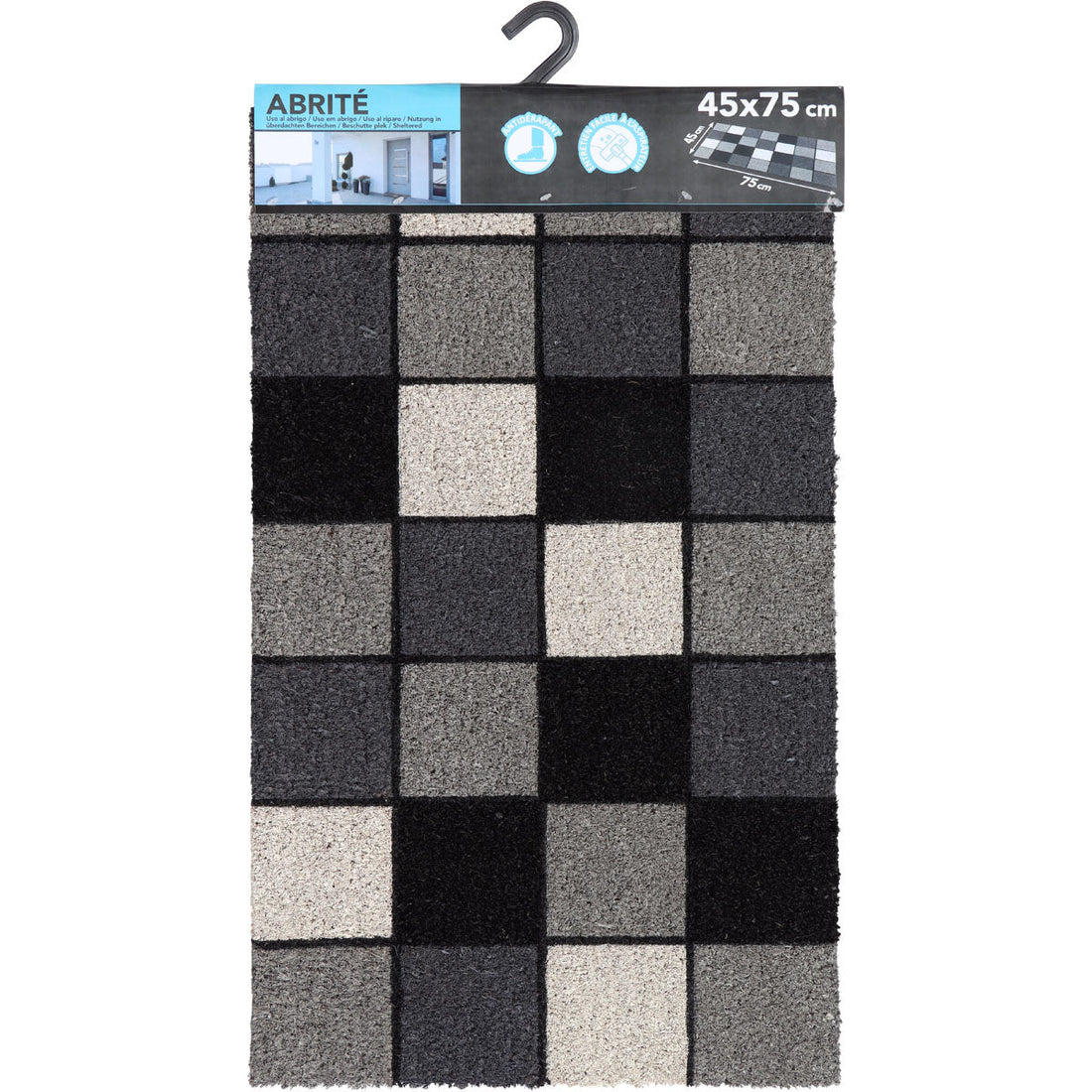 Preș Intrare Carlotta Gris 45X75CM Coco/Pvc