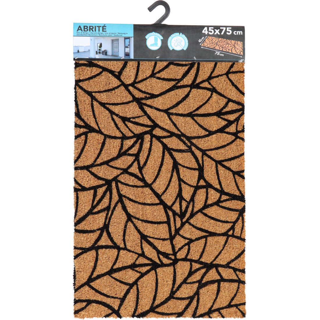 Preș Intrare Jungle Noir 45X75CM Coco/Pvc