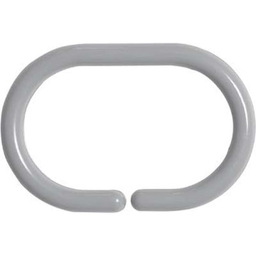 Set 12 inele perdea duș – model Pearl Grey