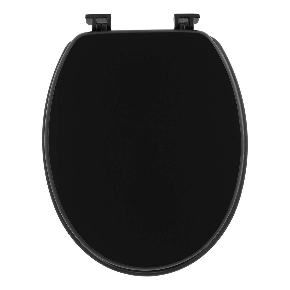 Capac WC MDF 18" cu balamale din plastic – Negru mat