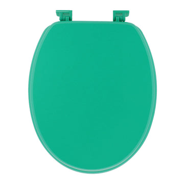 Capac de Toaletă cu Balamale din Plastic - Verde Caraibian