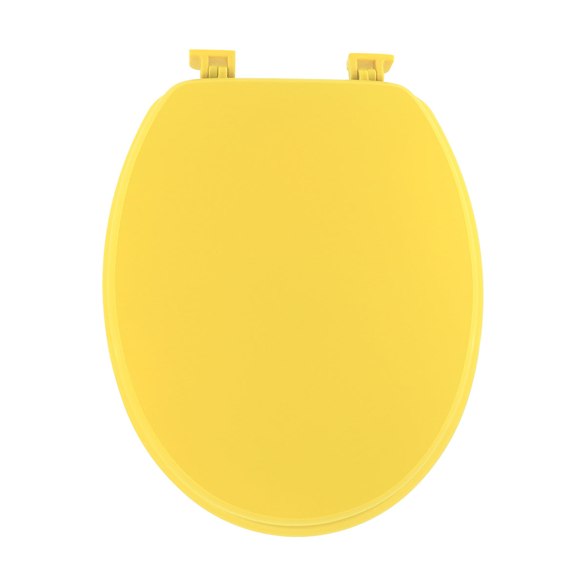 Capac de Toaletă cu Balamale din Plastic - Galben