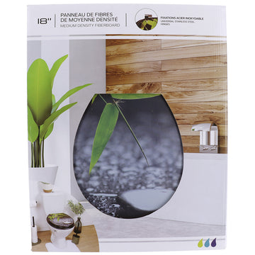 Capac WC din MDF 18” – balamale din oțel inoxidabil – model PUNTA CANA