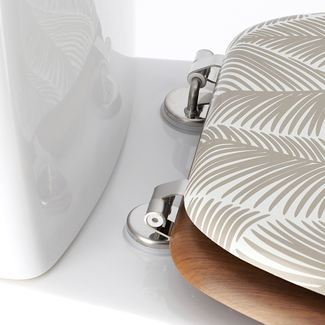 Capac WC din MDF 18” – balamale din oțel inoxidabil – model MIMETISME