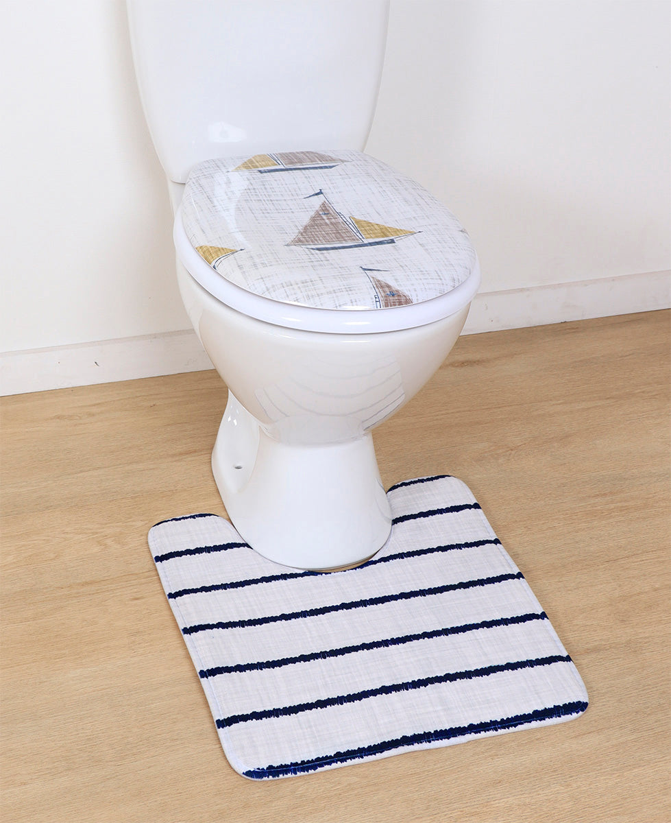 Capac WC din duroplast 18” cu balamale din plastic – model Manureva