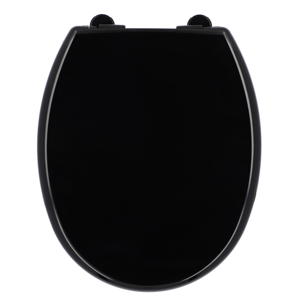 Capac WC din duroplast 18” – sistem Soft Close – balamale din plastic – negru