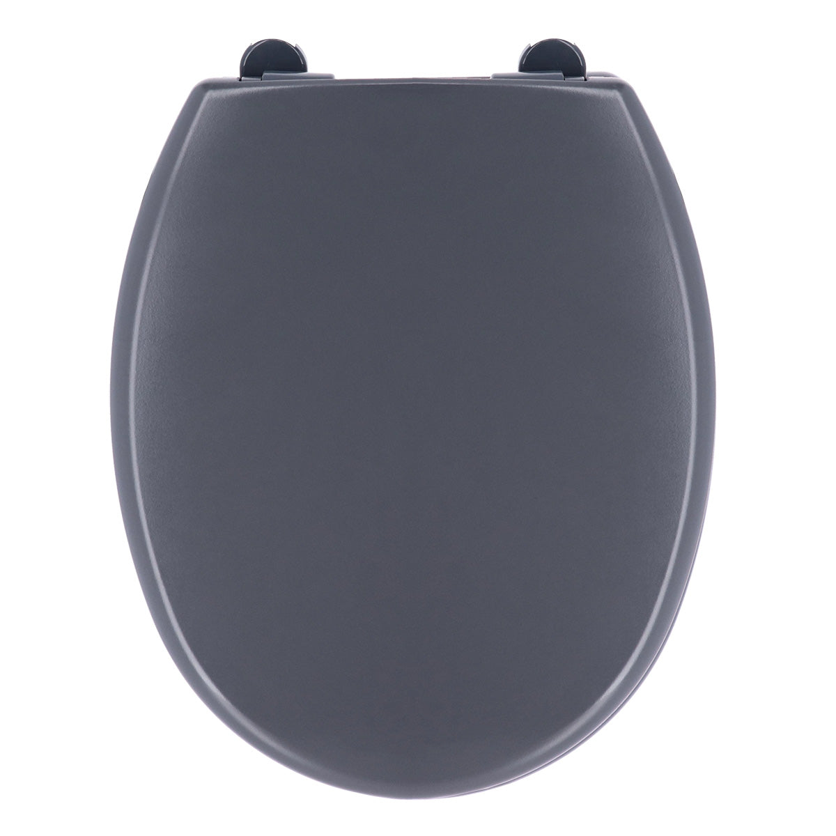 Capac WC din duroplast 18” – sistem Soft Close – balamale din plastic – gri