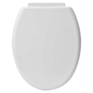 Capac WC din polipropilenă 18” – balamale din plastic – alb