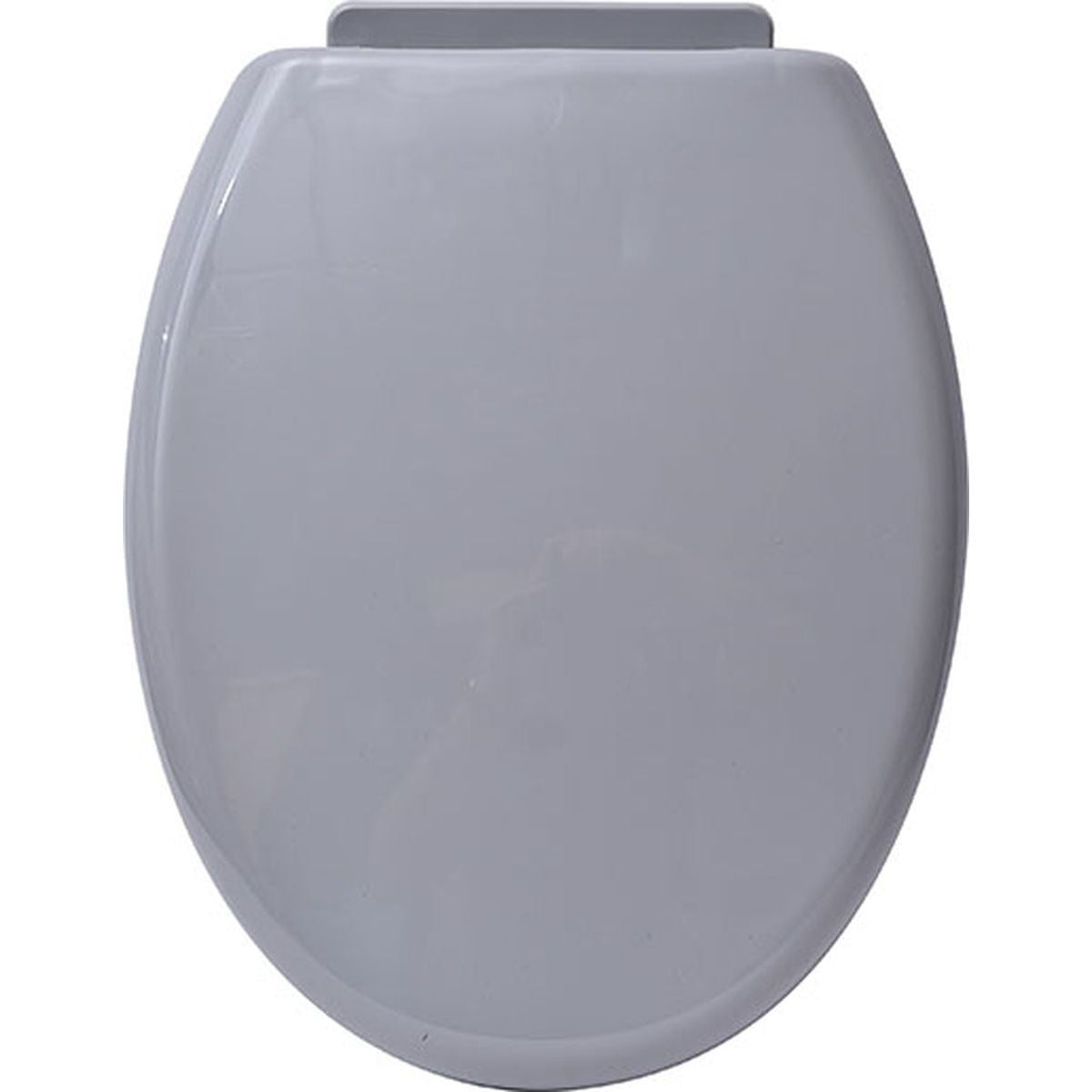 Capac WC din polipropilenă 18” – balamale din plastic – gri