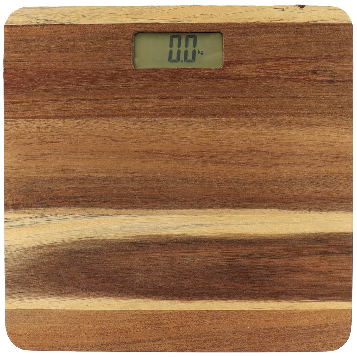 Cântar electronic de baie cu finisaj acacia – Acacia