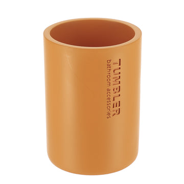 Pahar baie Timeless rotund din rășină – Muștar