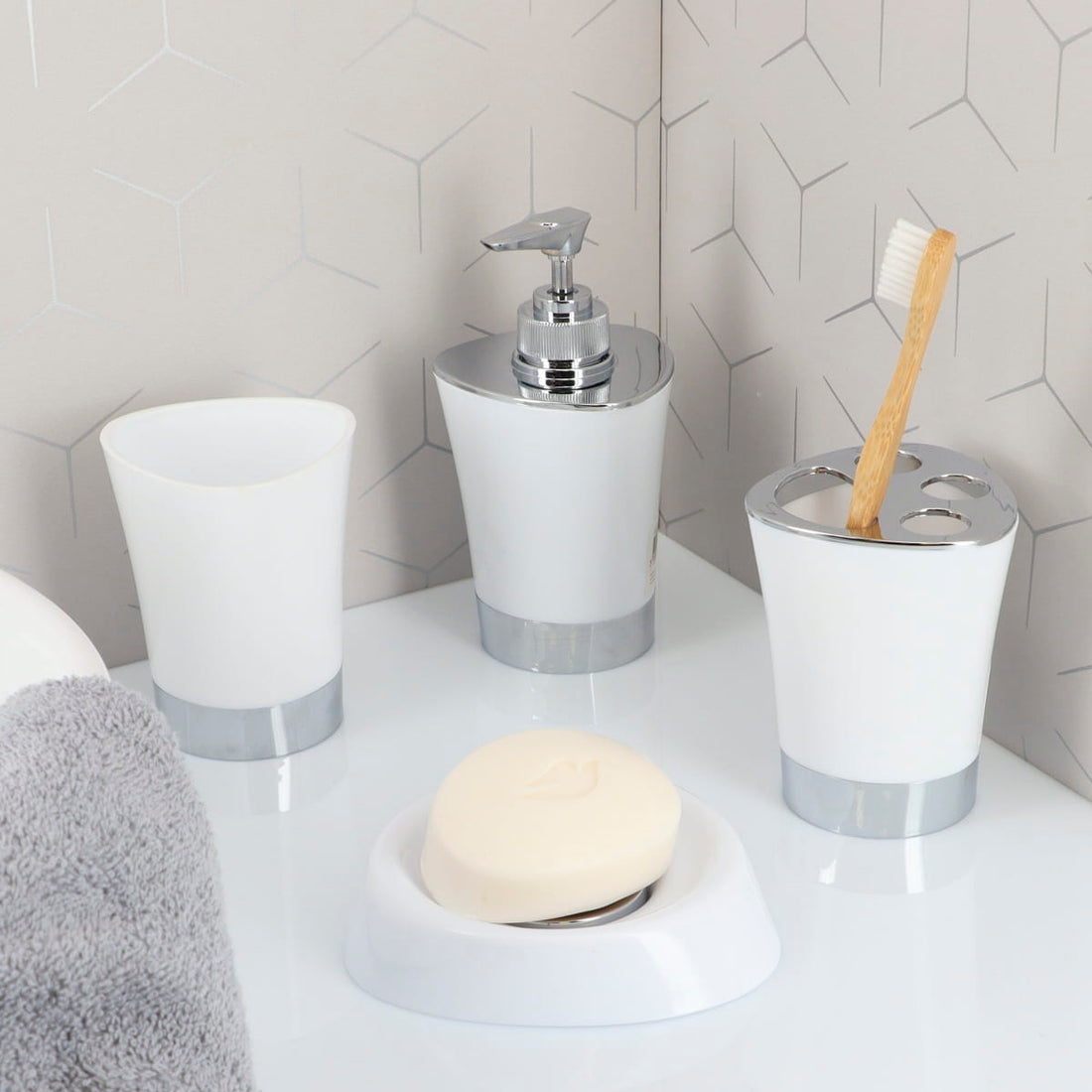 Pahar conic din polipropilenă – alb