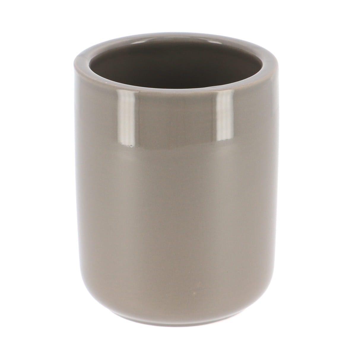 Pahar rotund din dolomită – taupe lucios