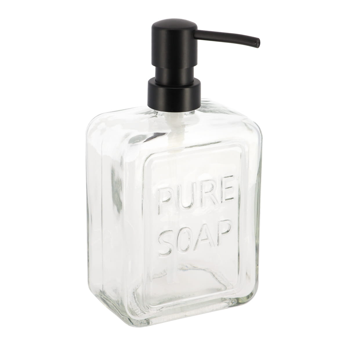 Dispenser săpun din sticlă 570 mL – Transparent