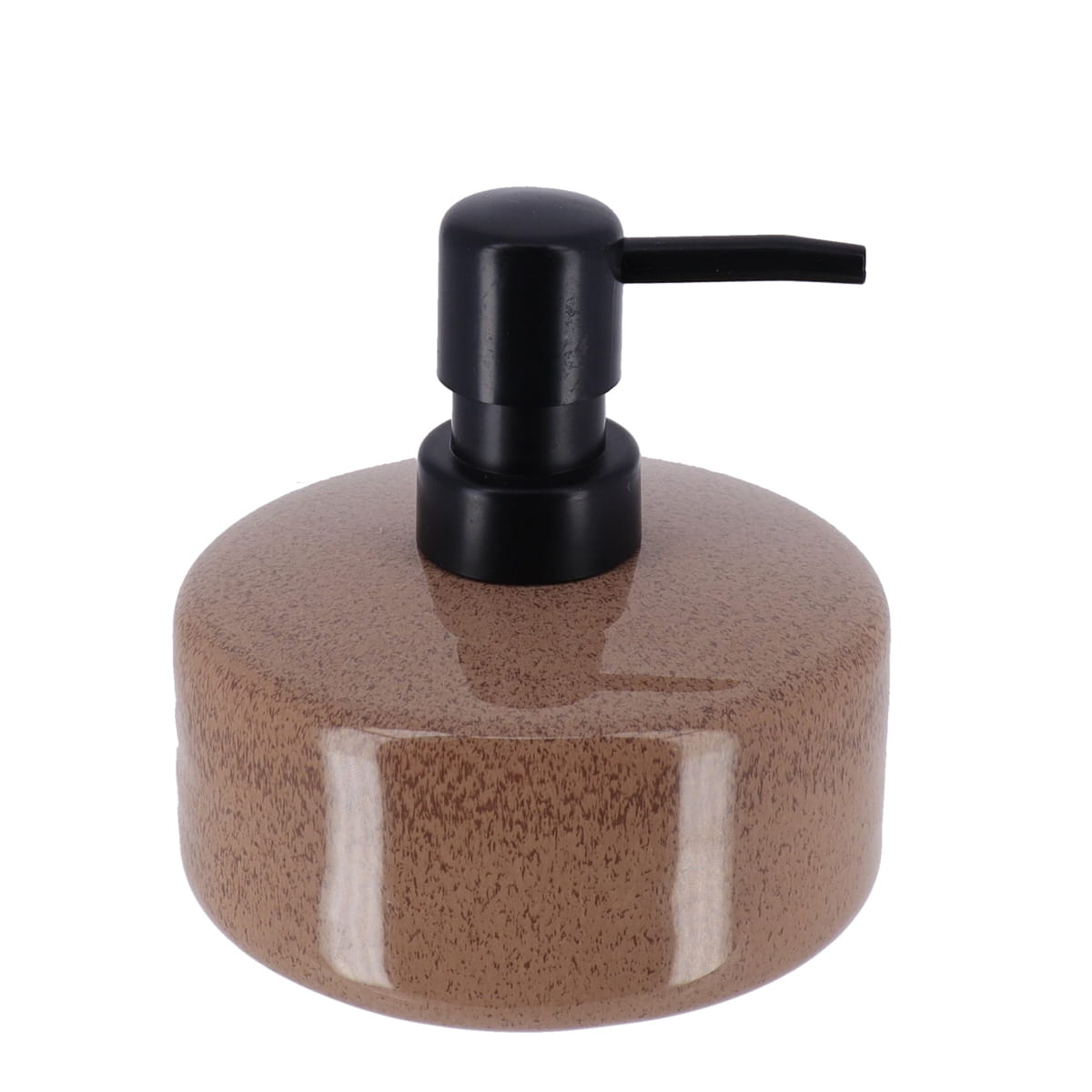 Dispenser rotund din ceramică lacuită – Caramel (400 ml)
