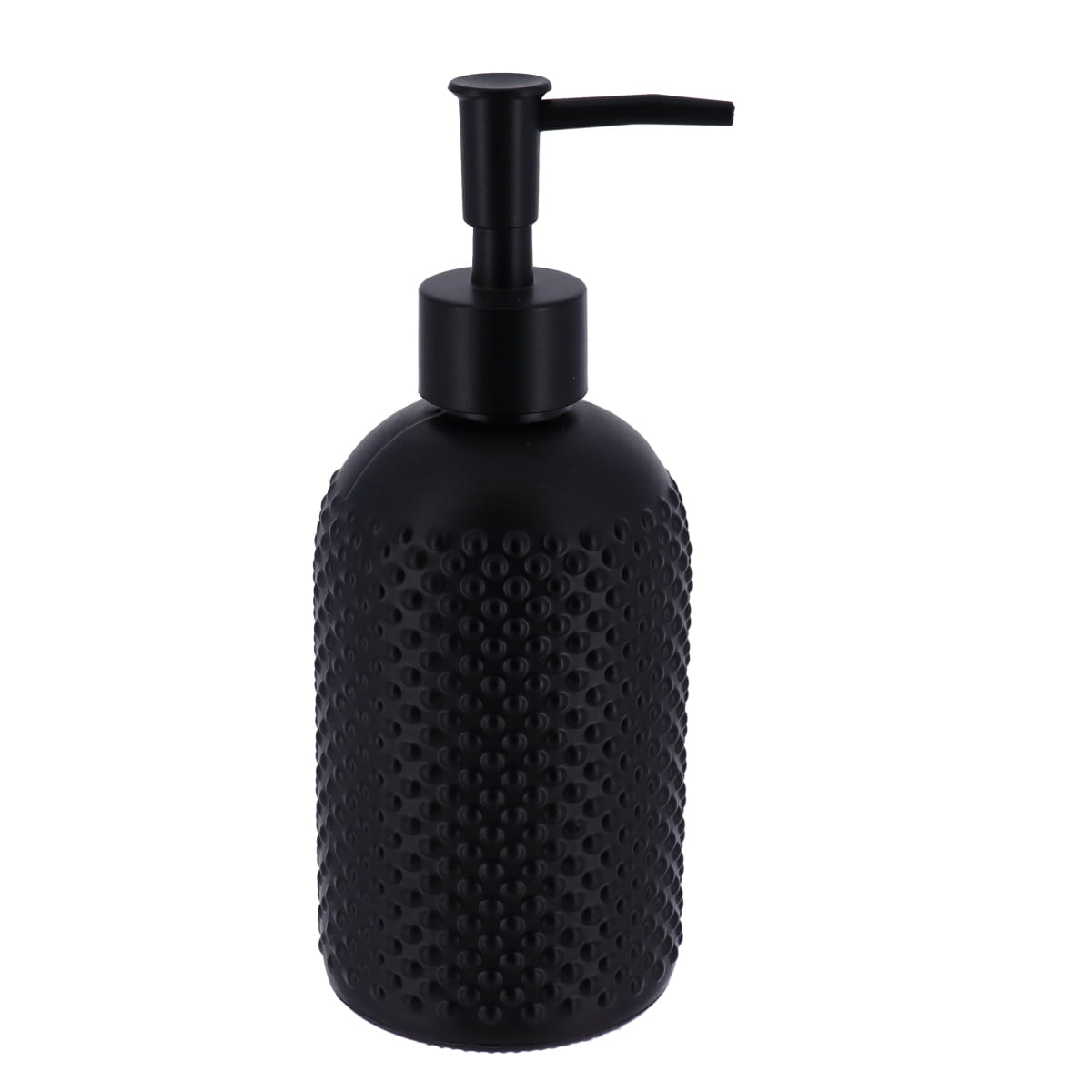 Dispenser din sticlă – negru lucios – 410 ml