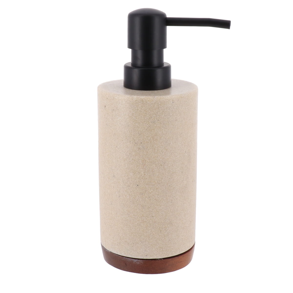 Dispenser de săpun din polirășină și acacia 200 ml – natural