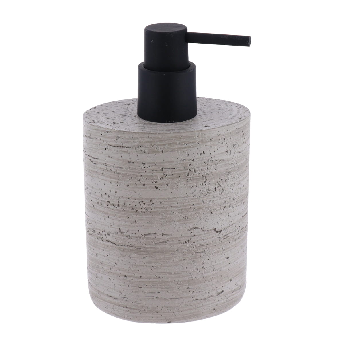 Dispenser de săpun din polirășină cu efect beton 380 ml – gri