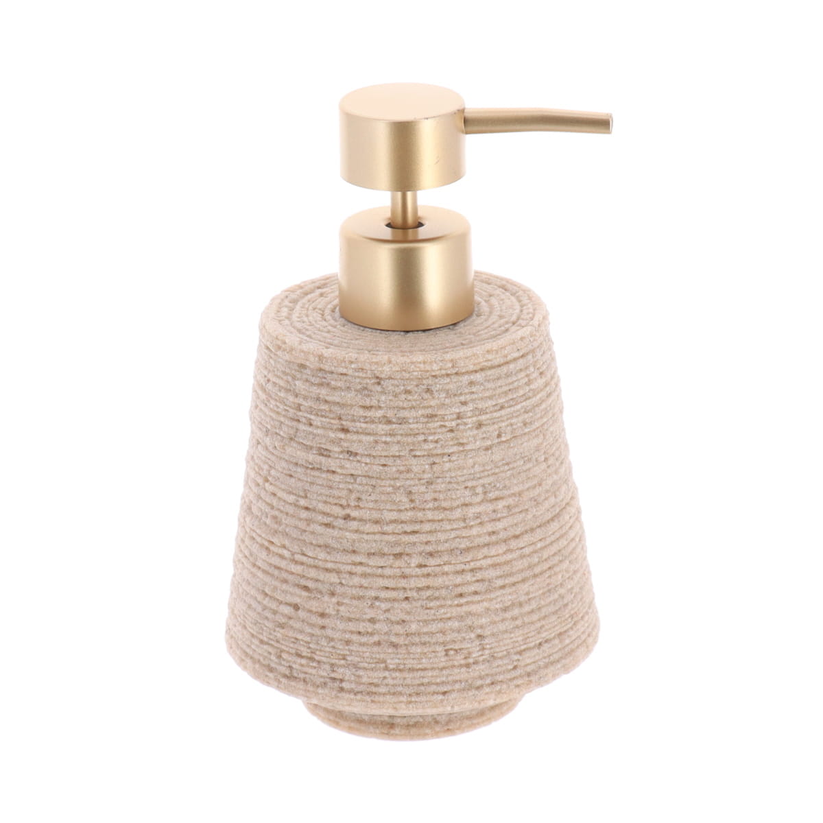 Dozator de săpun din rasină – Finisaj nisip 300ml – Natural