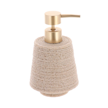 Dozator de săpun din rasină – Finisaj nisip 300ml – Natural